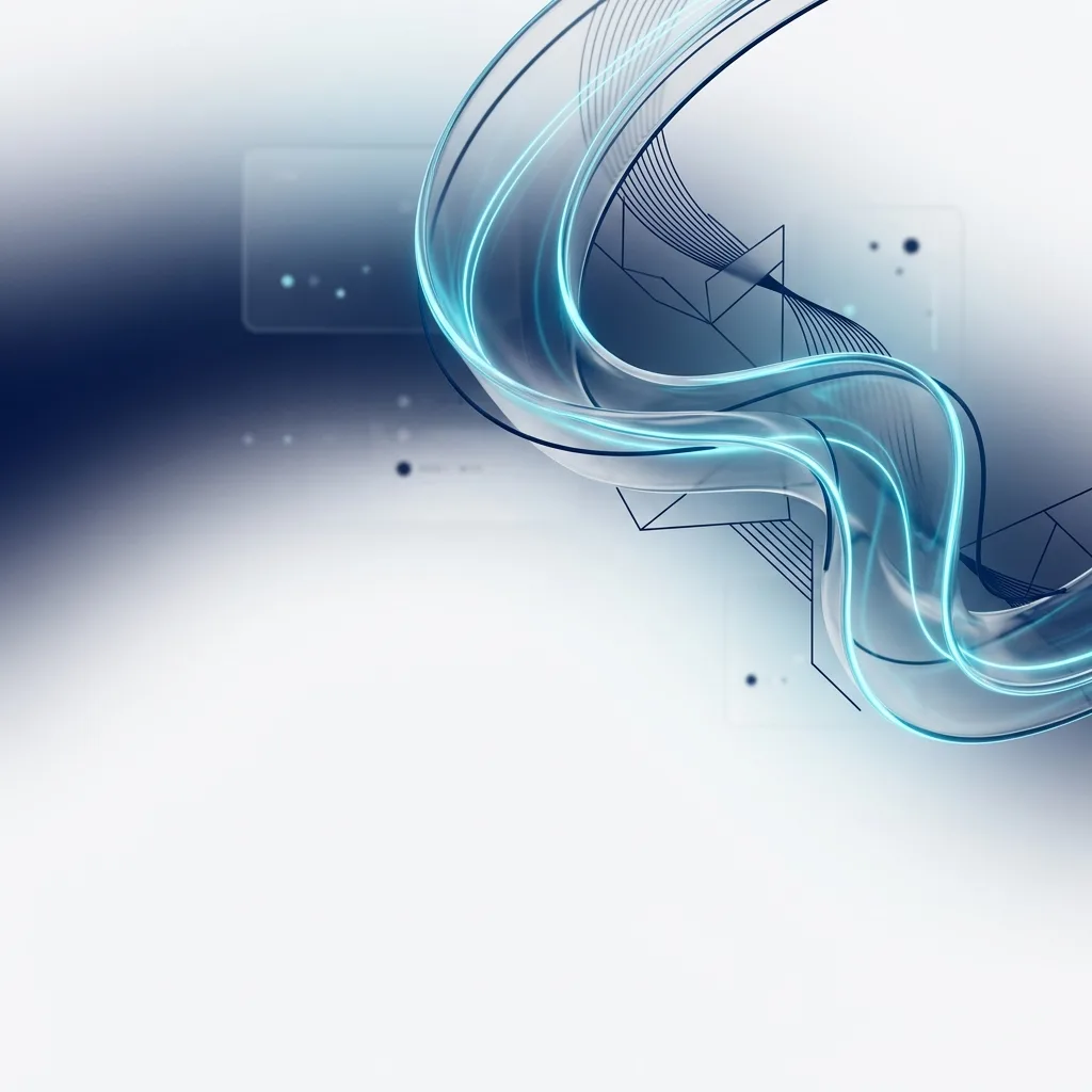 Abstract intelligence flow background